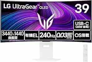 LG UltraGear OLED 39GX90SA-W　有機ELウルトラワイド LG UltraGear 39GX90SA-W 39
