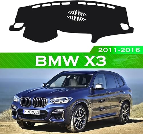 Miniatura 2 de MaJher Cubierta del salpicadero del coche, protector de sombrillas, alfombras, para BMW X3 F25 2011-2016 accesorios de estilo de coche