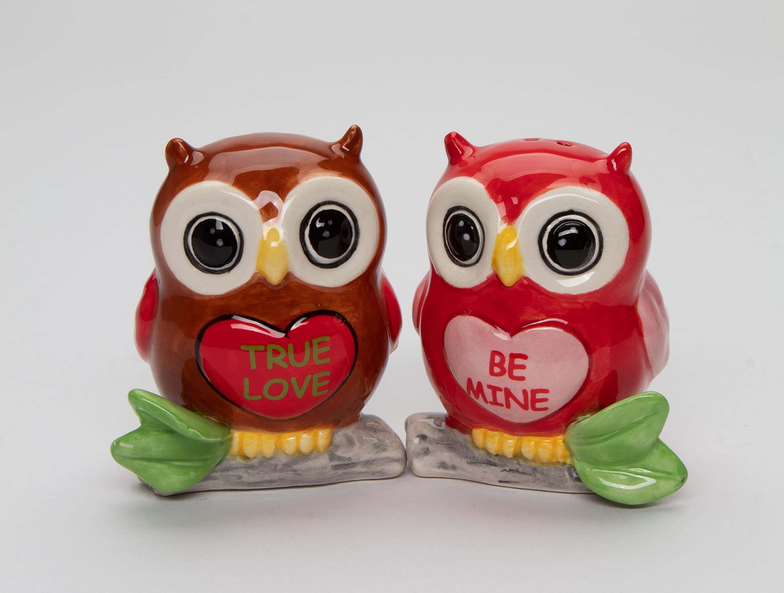 Amazon.com: 21046 Fine Ceramic Valentine Love Owl Couple Salt