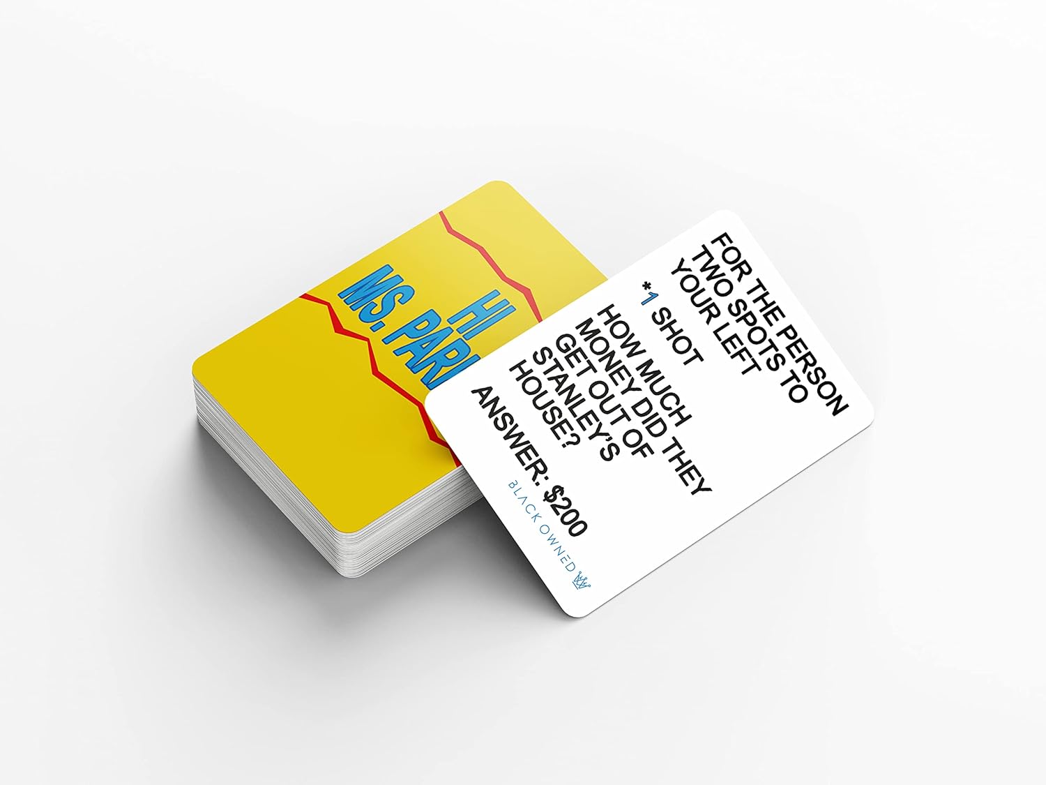 Black Owned Hi Ms Parker 90s Movie Trivia Drinking Game for Adults – Urban Party Cards, Intoxicated Fun, and a Must-Have for Black Culture Nights