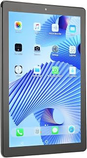 Aeun Gray Tablet, Octa Core Reading Tablet with 3 10.1 Inch Card Slots for Gaming (UK Plug)