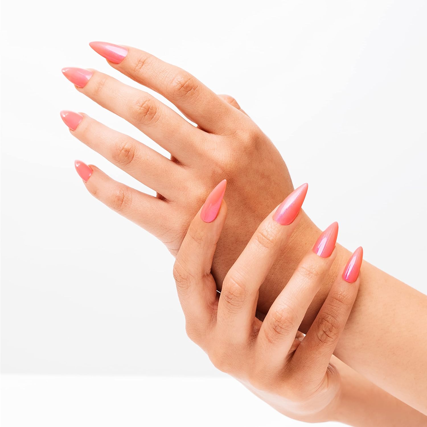 Gelish Soft Gel, Press On Gel Nails, Gel Tips Nail Kit, Full Nail Tips, Nail Kit with featured Touch Mini LED Light, Perfect Fit, Full Coverage Tips.