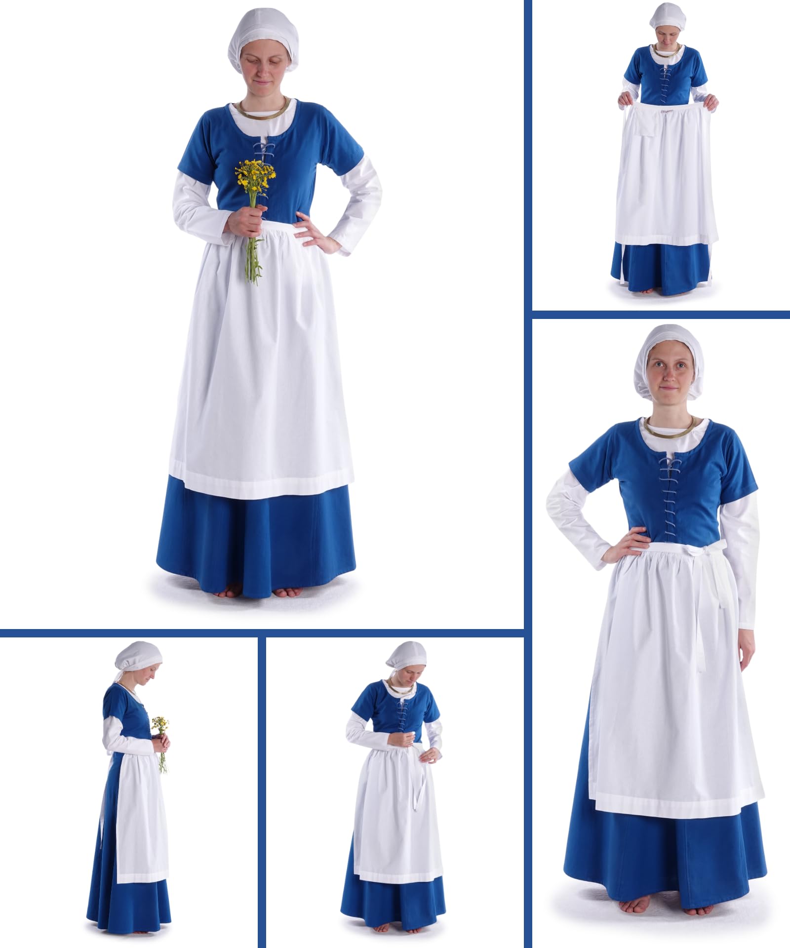 Mittelalter Schürze Baumwolle Modell: Repanse