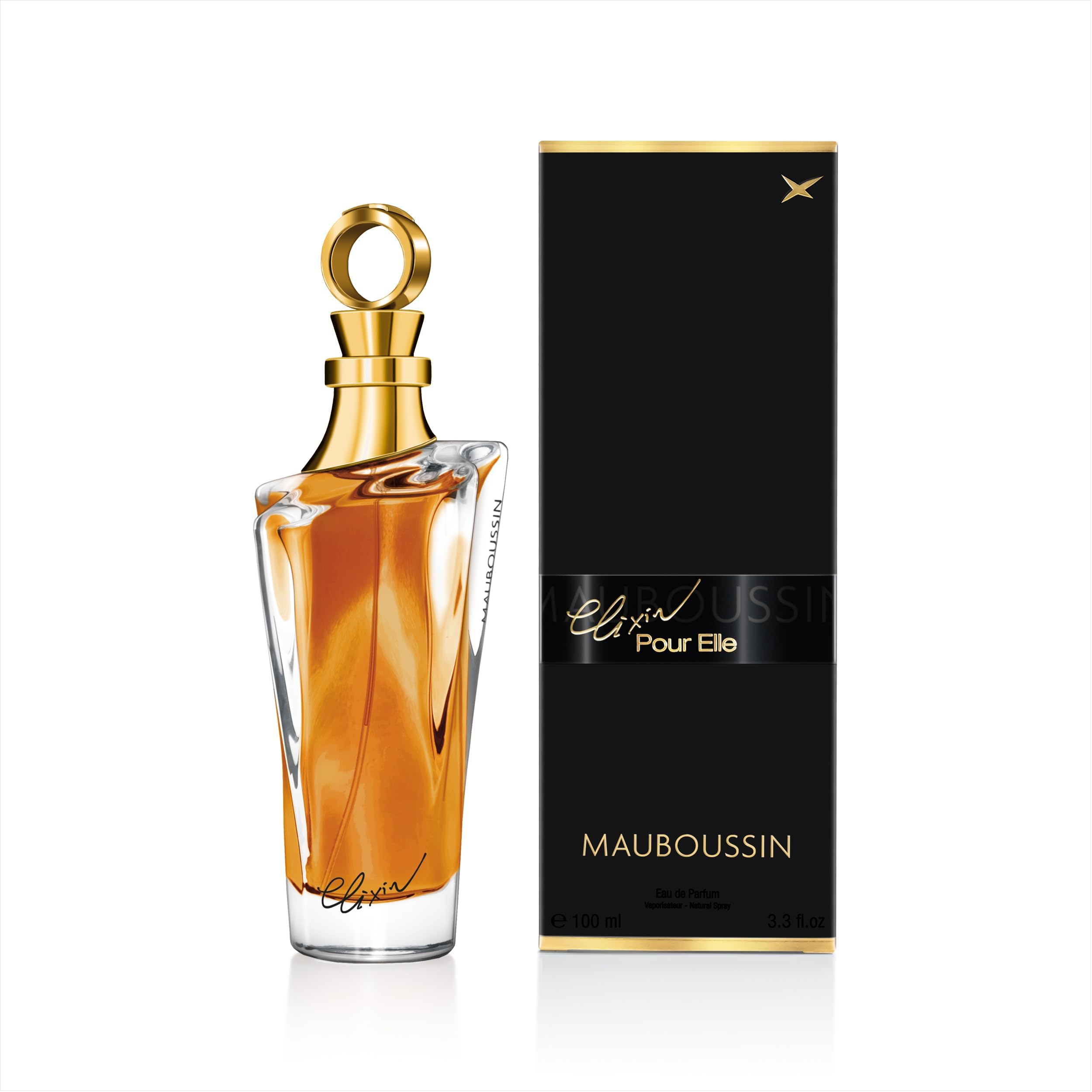 Mauboussin - Elixir Pour Elle 100ml (3.3 Fl Oz) - Eau de Parfum for Women - Floral & Oriental Scents