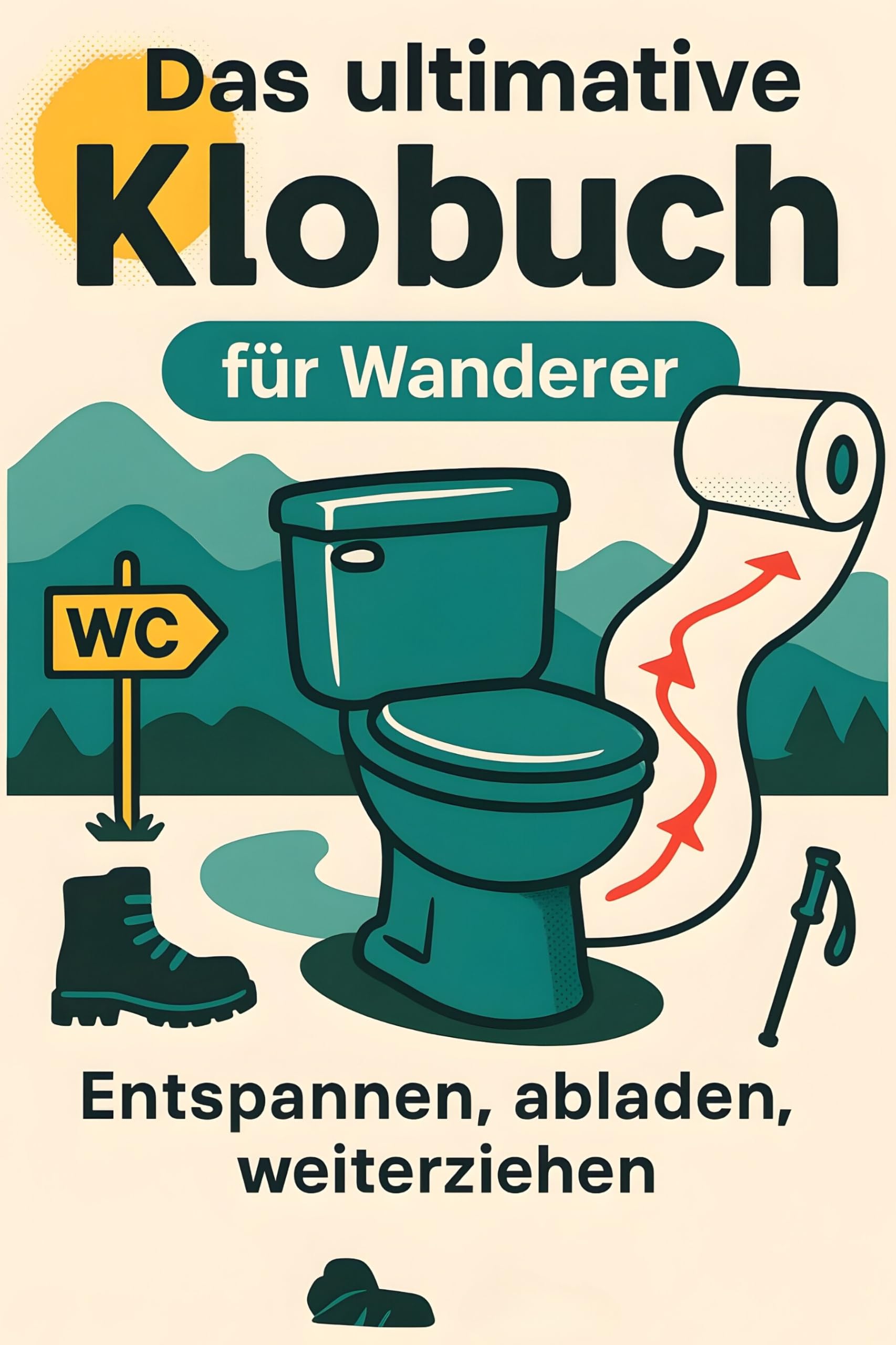 Das ultimative Klobuch für Wanderer: Entspannen, abladen, weiterziehen. Lustiges Geschenk mit Lifehacks, Fun Facts und Geschichten