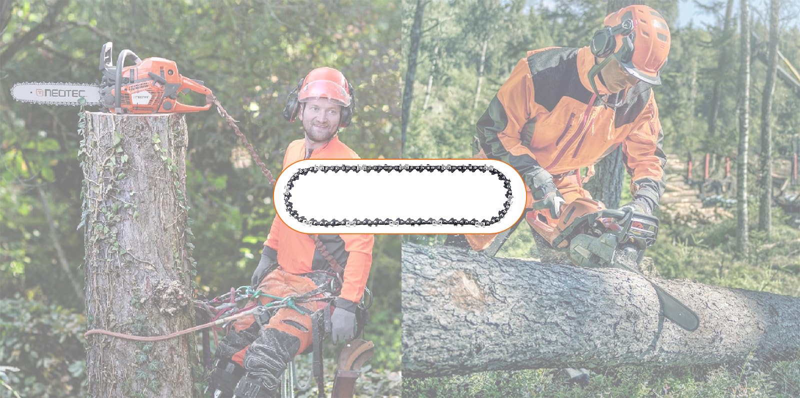 [Paquete de 5] Cadena de motosierra de 8 pulgadas de paso LP de 0.50 pulgadas, calibre de 0.50 pulgadas, 33 eslabones de transmisión para Sun Joe SWJ800E/SWJ806E, Greenworks 20302/20672, Earthwise,