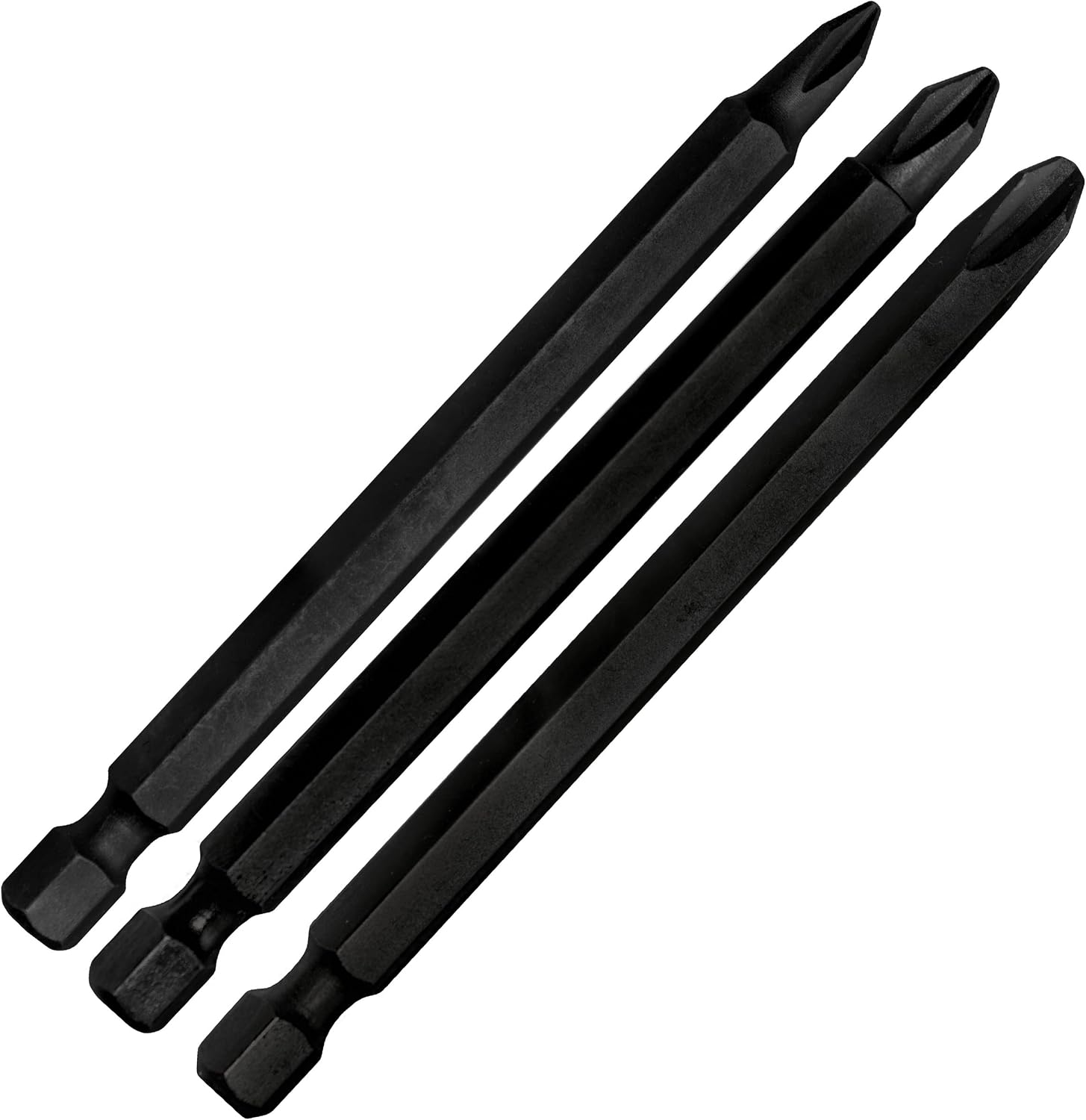 Century Drill & Tool 66981 Impact Screwdriver Bit #1 Phillips, 2", 10 Pack