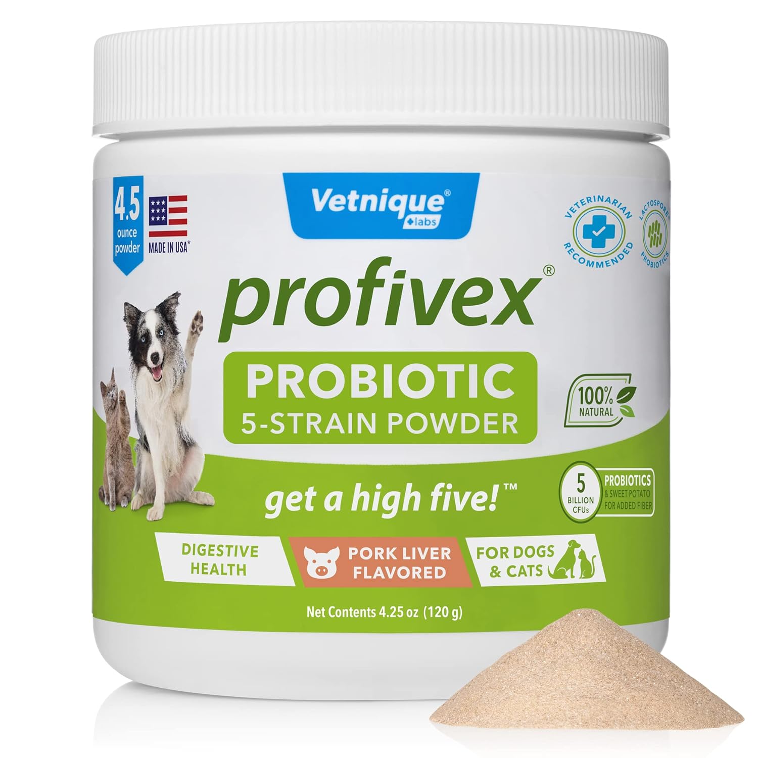 VETNIQUE Labs Profivex Probiotics for Dogs and Cats Daily
