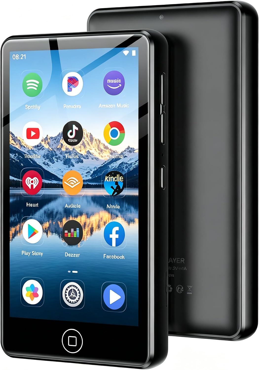 144GB MP3 Player with Bluetooth and WiFi, Android Music Player for Amazon Music,Pandora, Audible. 4.02" Touchscreen,Speaker,Supports Play Store,Up to 512GB