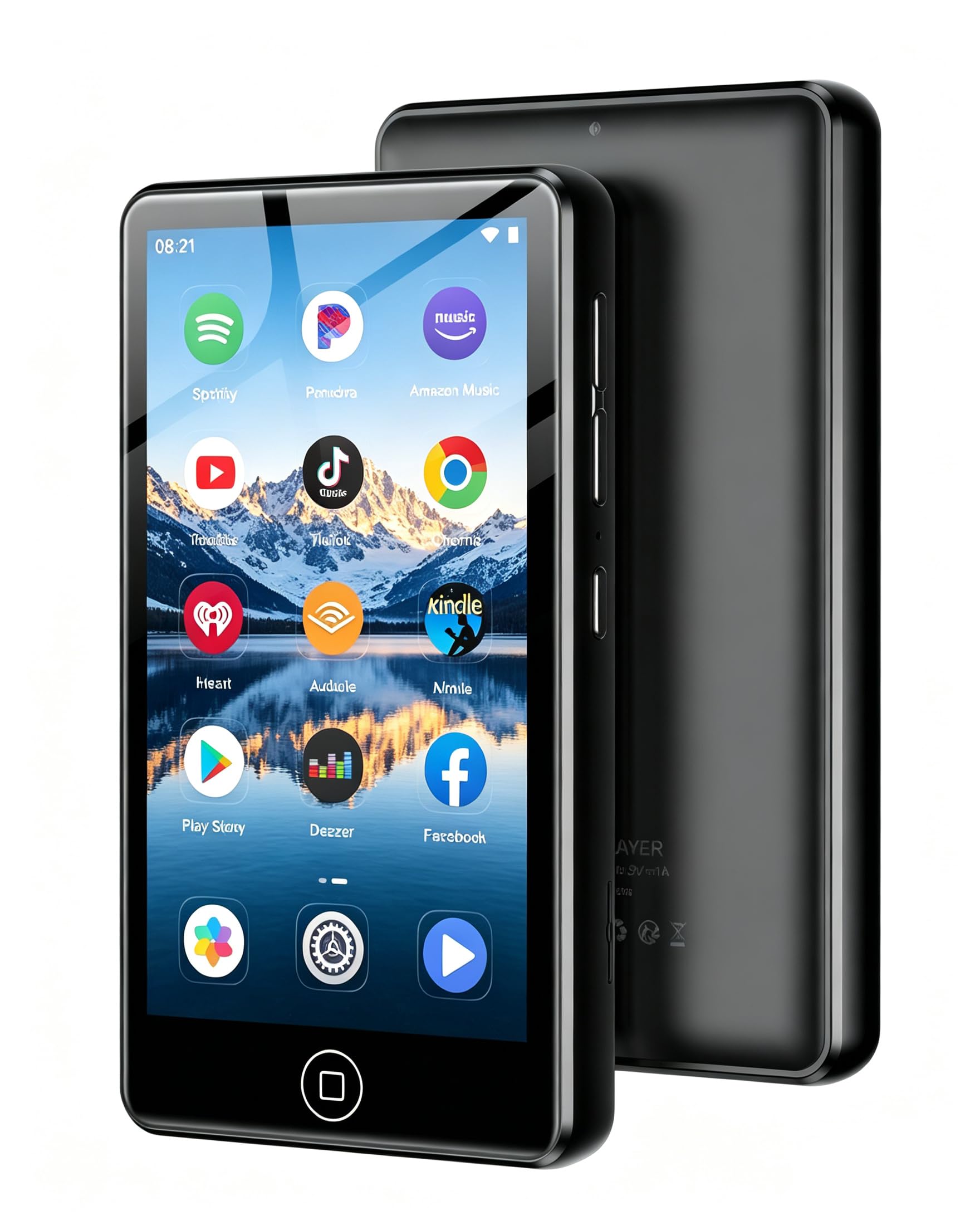 144GB MP3 Player with Bluetooth and WiFi, Android Music Player for Amazon Music,Pandora, Audible. 4.02" Touchscreen,Speaker,Supports Play Store,Up to 512GB