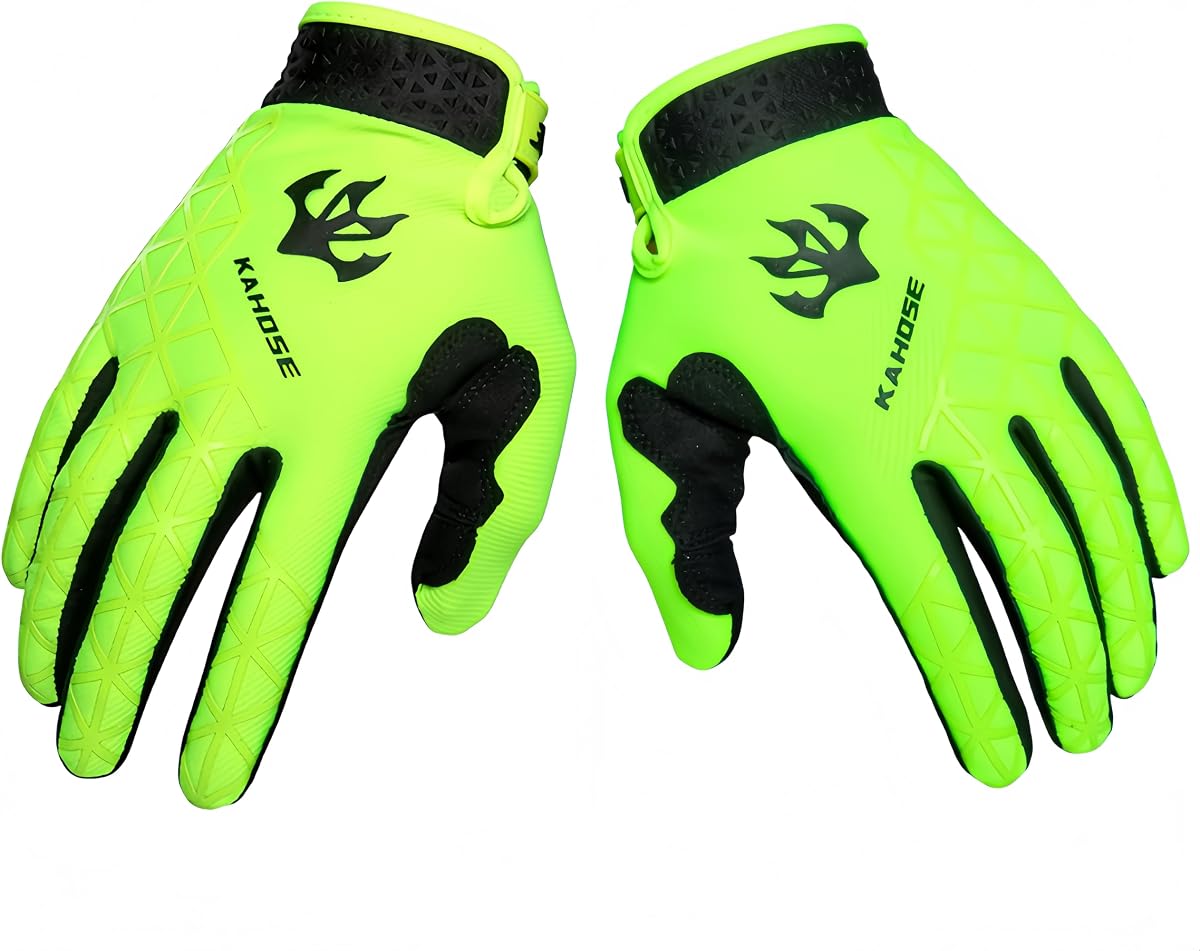 Motorcycle Gloves for Men Women, Breathable Full Finger Motocross Gloves,Cycling Racing Dirtbike ATV MTB Climbing Gloves