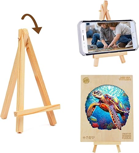 Miniatura 3 de Rompecabezas de madera para adultos, rompecabezas de madera tamaño L, rompecabezas de animales para adultos, rompecabezas de madera de tortugas