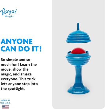 Magic Ball in Vase Trick for Beginners, Magician Prop for Adults and Kids, One of Classic Magic Tricks for Kids Age 8 and up, Fun Close-Up Vase Illusion