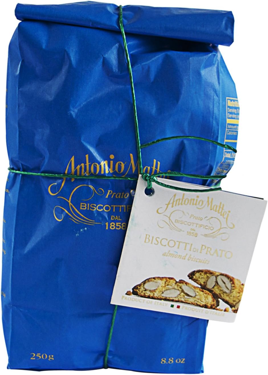 Biscotti Di Prato with Almonds, 8.8 Ounce