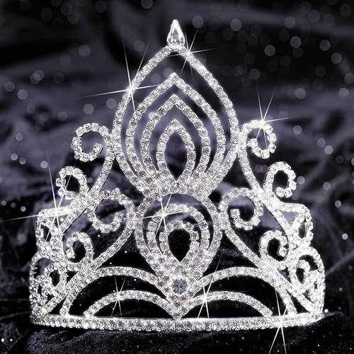 Miniatura 3 de Corona de terciopelo con lentejuelas y Amelia Tiara Royalty Set