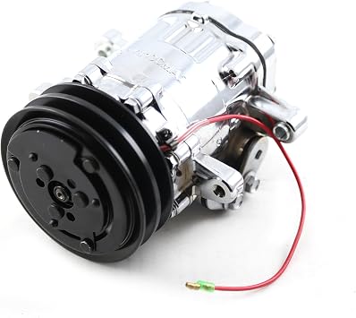 PCE413.1005 V Belt Sanden Style 7176 Small Body Chrome AC Air Compressor