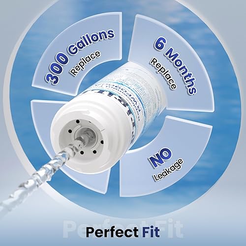 Miniatura 7 de UKF8001 Reemplazo para filtro EveryDrop 4, Everydrop EDR4RXD1, Maytag UKF8001AXX-200, UKF8001P, Whirlpool 4396395, 469006, FMM-2 MPF15090