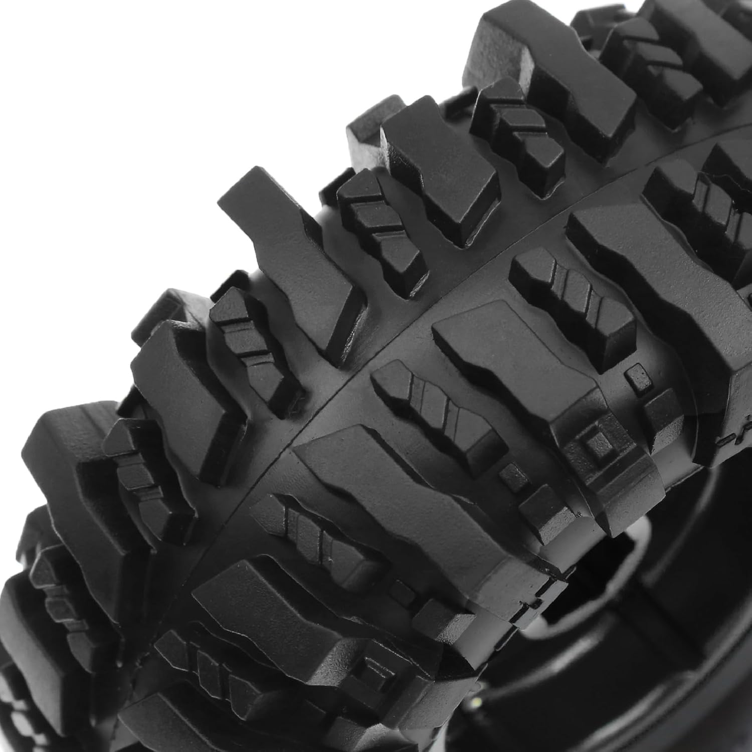 REDSPIDER 1.9 RC Crawler Tires and Wheels Beadlock Rims Tires 118mm*45mm OD for TRX4 SCX10 Pro 1/10 RC Crawler Axial SCX10 90046 AXI03007 (Black)