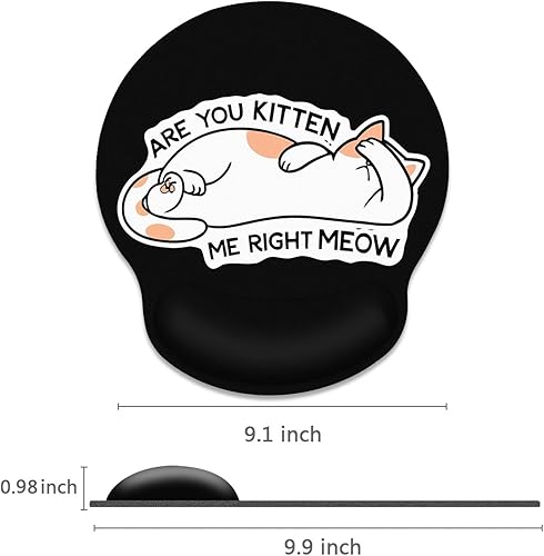 Miniatura 4 de Britimes Ergonomic Mouse Pad with Wrist Support Mandala Floral Non-Slip Rubber Base Mousepad for Home Office Gaming Working Computers Laptop Easy