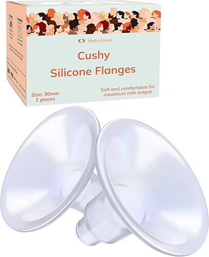 Bridas de silicona Cushy, Idaho Jones, paquete de 2, 1.181 in, compatible con Spectra, alternativa Maymom - Ligero y cómodo - Bombeo suave - Bridas