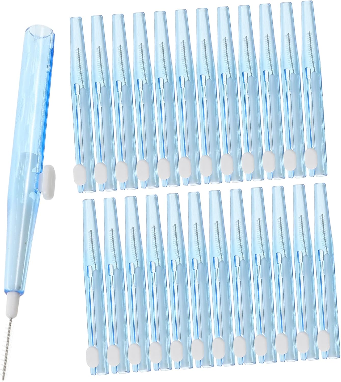 40pcs Interdental Brush for Braces Cleaning Tools Soft Bristles Tooth Flossing Picks Braces Toothbrush Oral Care Tools