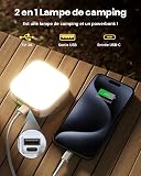 Eventek Camping Lights 2 Pack 4000LM 20000mAh, Rechargeable 4 Light Modes - 5