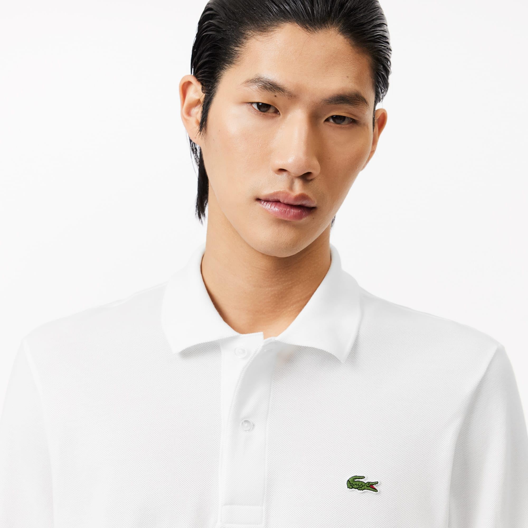Lacoste Herren Poloshirt, Weiß (Blanc), XL (Herstellergröße: 6)