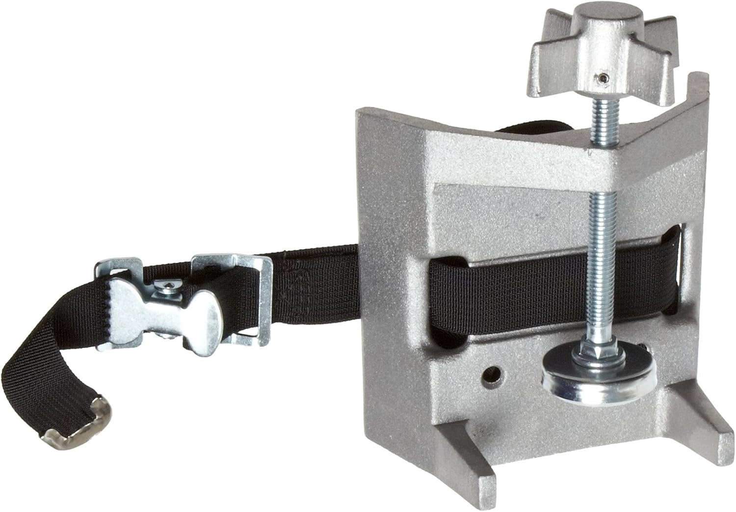 Talboys 711 Aluminum Cylinder Bench Clamp with Strap, 3.25" Length x 5.25" Width x 6.5" Height, 4" to 14" Cylinder Holding Size, (970036)