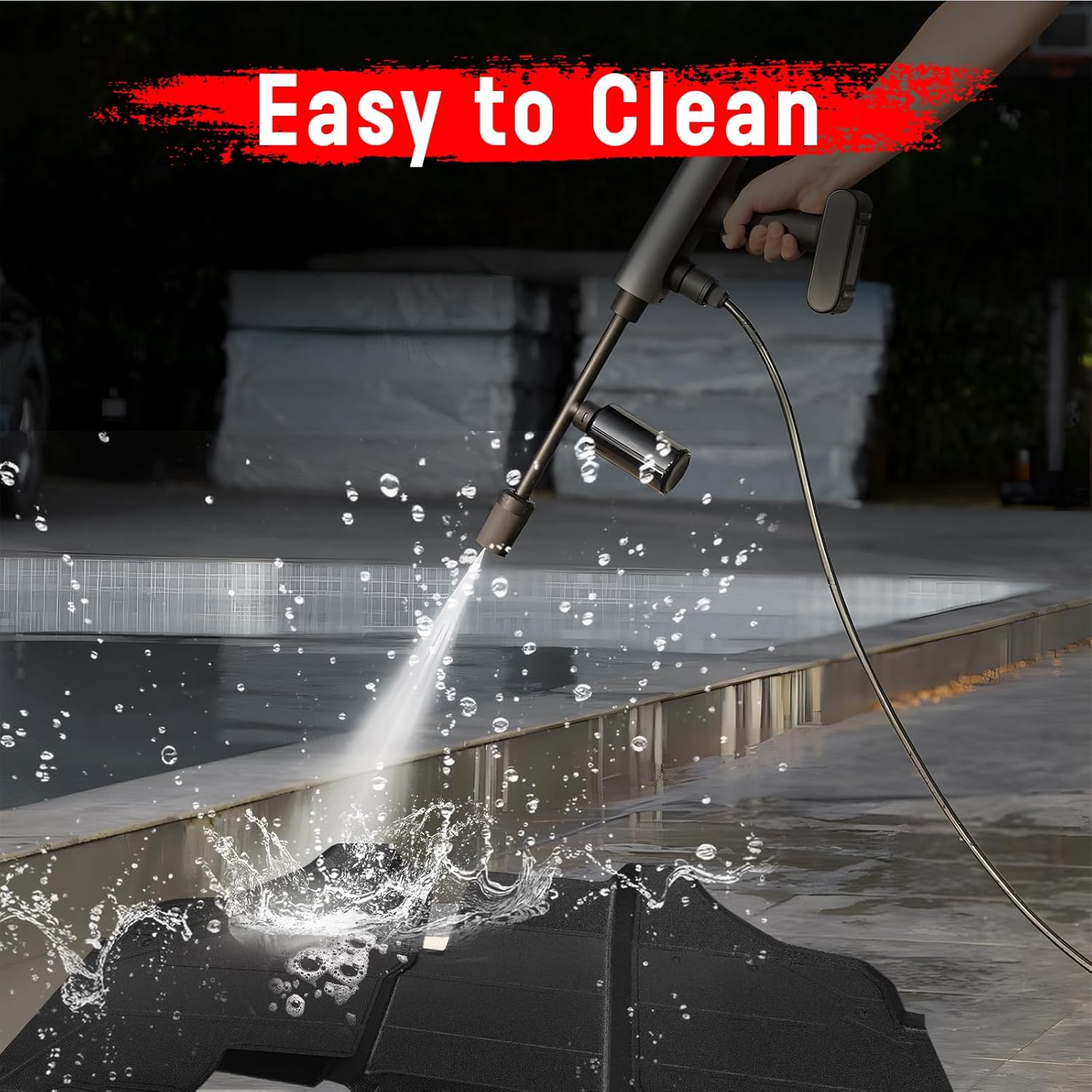 Front Floor Mats for Honda Pioneer 1000-5, TPE Floor Bed Liners UTV Front Row Floor Liners All Weather Protection Slush Mat for Honda Pioneer 1000-5 M5 2016-2024 Accessories - Image 5