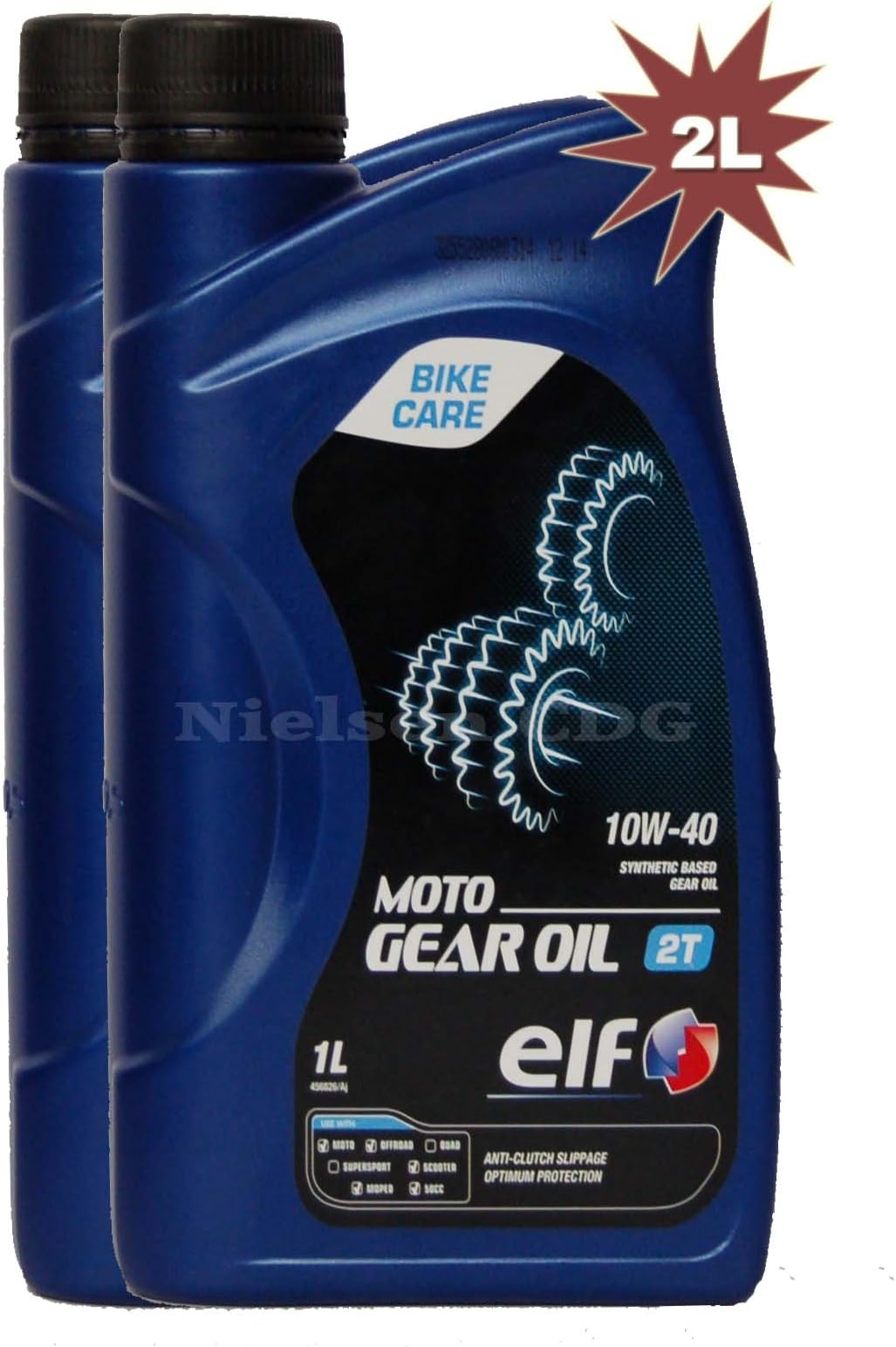 Elf Moto Gear Oil 10W40 (2T) 2x1L = 2 Litre