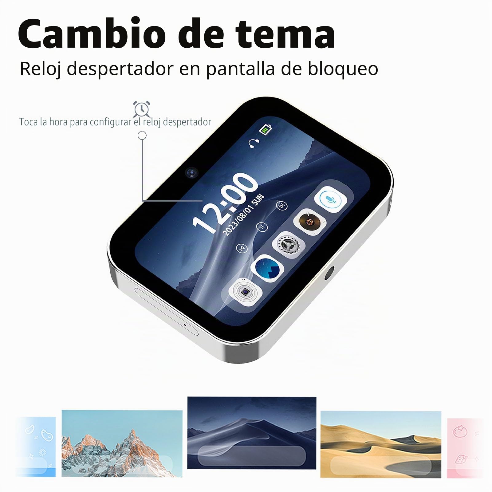 Cámara Digital con Pantalla Táctil de 64MP, Cámara Vlogging 4K con Filtros, Conexión OTG, Batería de 3600mAh, Soporte de Almacenamiento 128G, Lentes CCD y CMOS para Fotografía