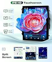 Vista 7 de 4G+64G Vertical Android Car Stereo Radio for 2012 2013 2014 2015 2016 2017 2018 Ford Focus, Wireless CarPlay Android Auto HD IPS Touch Screen