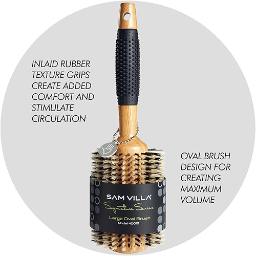 Vista 6 de Cepillo redondo de cerdas Sam Villa Signature Series