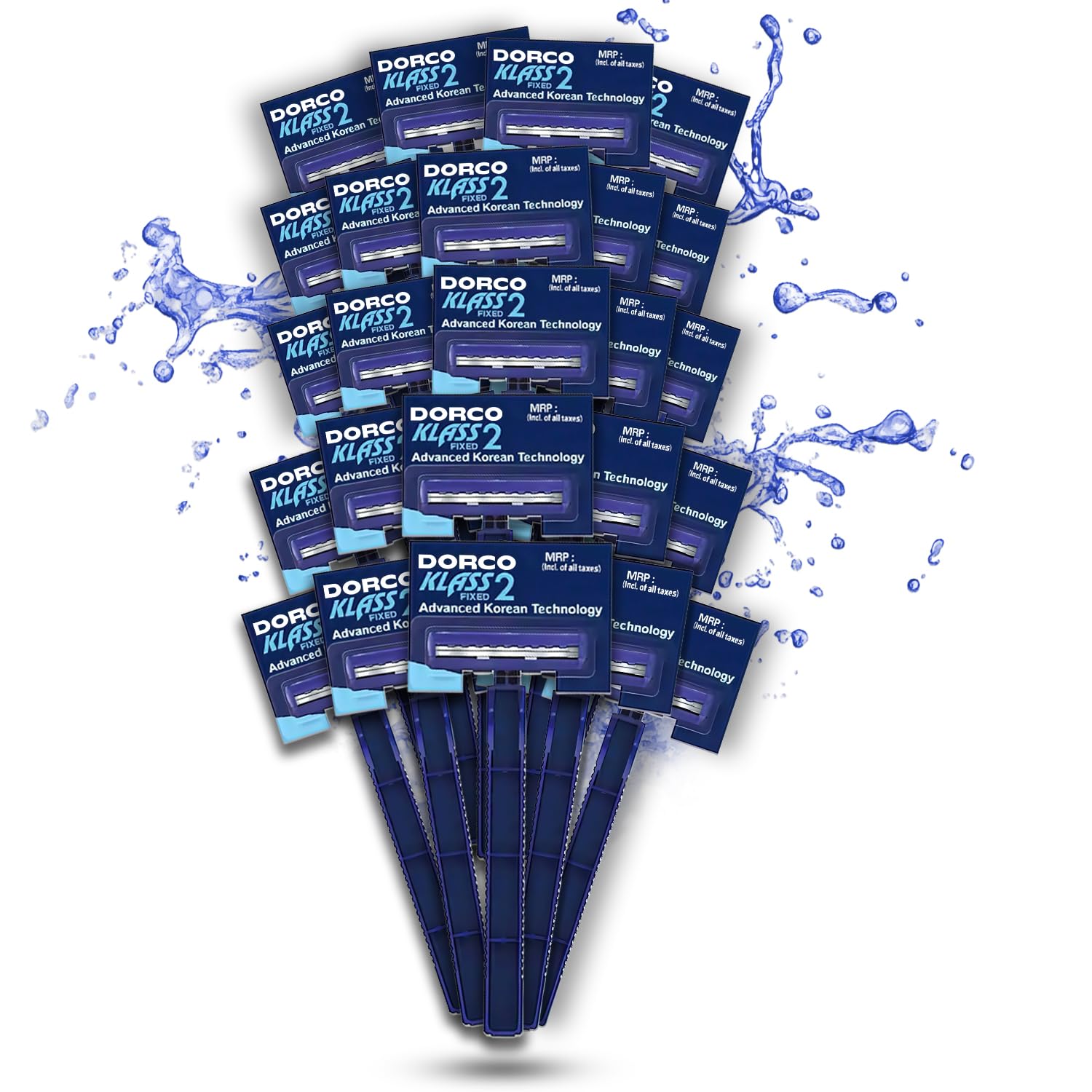 Dorco TD708 Disposable Shaving Razors for Men | Twin blade technology | Razor with Long Handle with Lubrastrip | Easy to carry | Smooth Save | Pack of 24-image-41