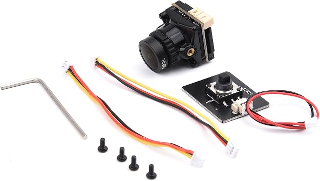 YoungRC 1800TVL FPV Camera Mini 2.1mm Lens 1/1.8 Camera 5V-40V PAL/NTSC with for OSD Internal Adjustable for RC FPV Racing Drone
