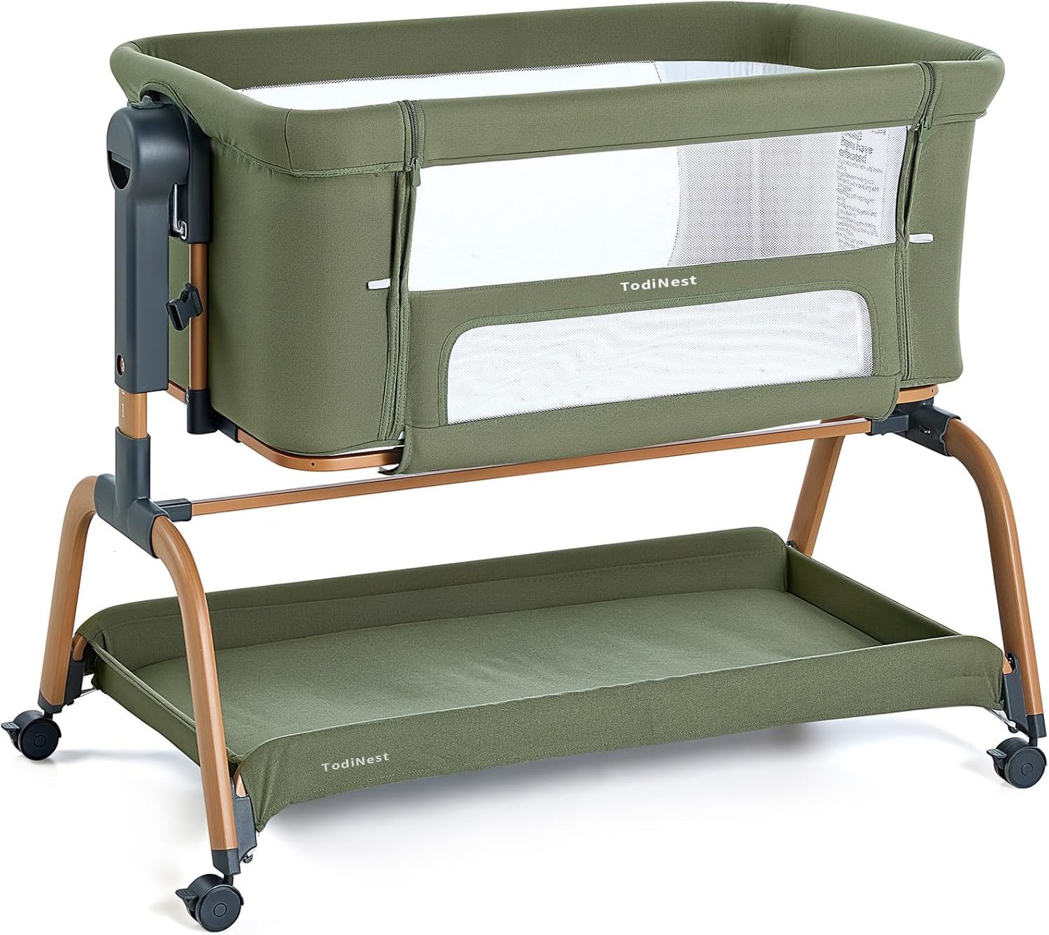 TodiNest 3 in 1 Baby Bassinet, Rocking Bassinets Bedside Sleeper