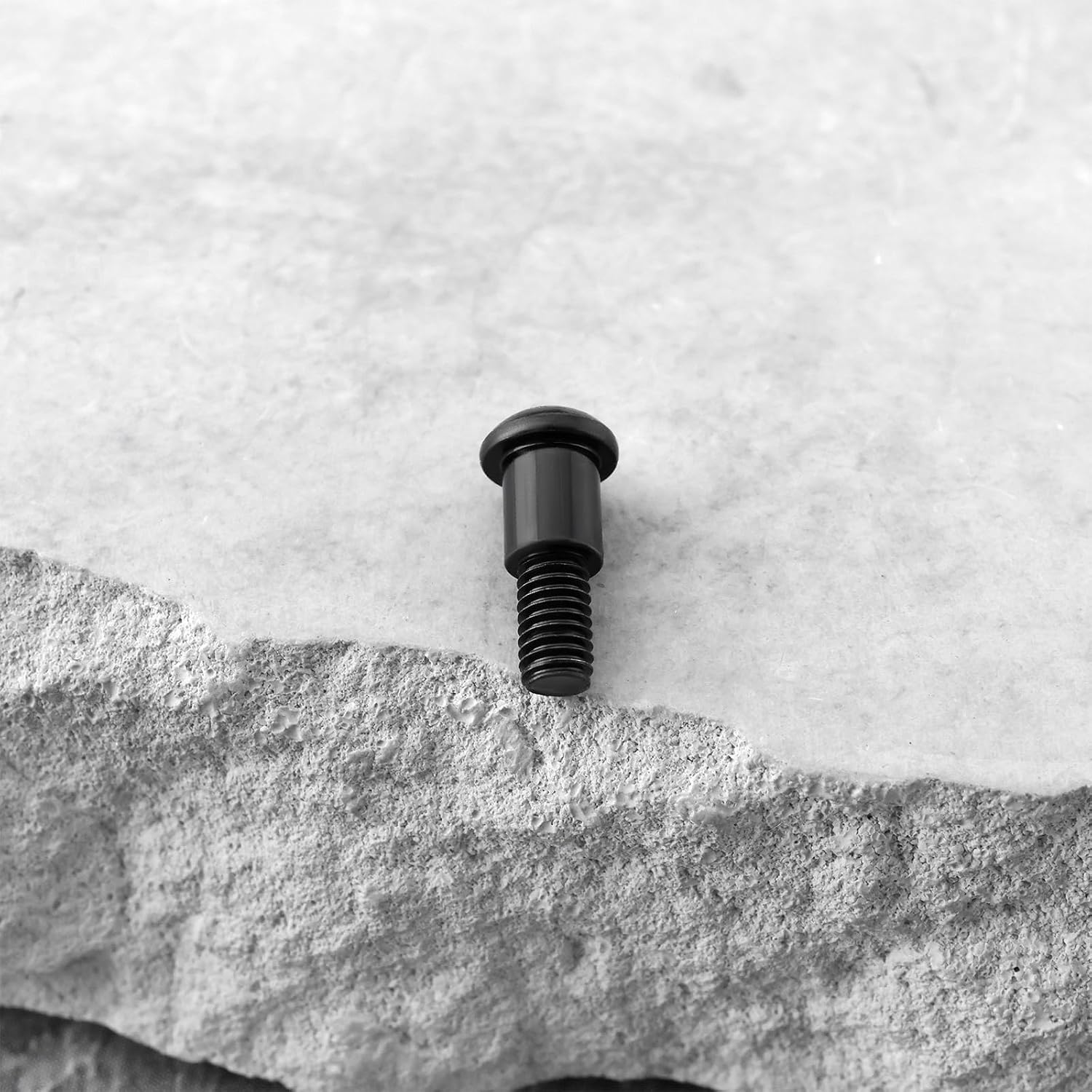 ECSiNG 12pcs Black Hex Buttonhead Incision Kingpin Shoulder Screws M3 Axle Screw Compatible with Axial SCX10 AR44 Compatible with Capra F9 M3x4x10mm