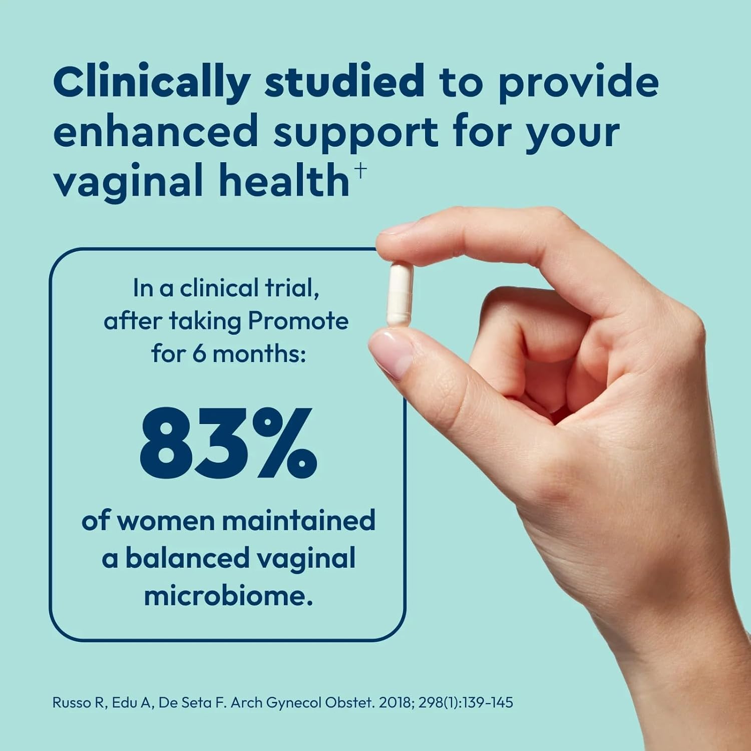 Uqora Promote - Support Vaginal Health* - Probiotic for Women with Lactoferrin, Lactobacillus Acidophilus & Lacticaseibacillus Rhamnosus - Vaginal Probiotics - Gluten-Free - 30 Capsules (2 Pack) - Image 3