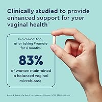 Vista 3 de Uqora Promote - Support Vaginal Health* - Probiotic for Women with Lactoferrin, Lactobacillus Acidophilus & Lacticaseibacillus Rhamnosus - Vaginal