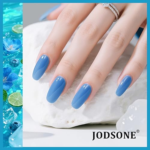 Miniatura 21 de JODSONE - Kit de esmalte de uñas de gel con lámpara ultravioleta de 32 colores, gel de uñas permanente para arte de uñas, estética u hogar, gel