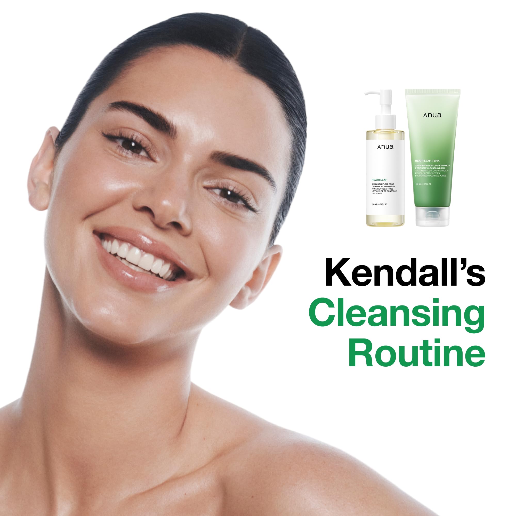 Anua Heartleaf Pore Control Cleansing Oil – Olio Struccante Viso, Detergente Oleoso Non Comedogenico, Aiuta a Rimuovere Sebo, Impurità dai Pori e Make-Up Waterproof, Skincare Coreana (200 ml)
