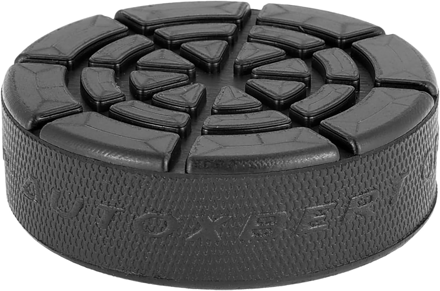 Rubber Bottle Jack Pad Protector Adapter Jack Lift Pad Point Support Block Car Jacking Tool Pinch Weld Side Lifting Disk 0.98" 25mm Hole for Most 3-4 Ton Bottle Jacks