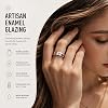 Anillo Inteligente para Mujer con Esmalte, Anillo de Salud y Fitness con Monitor de Sueño y Ritmo Cardíaco, Distancia, Podómetro, Calorías para Android iOS 5
