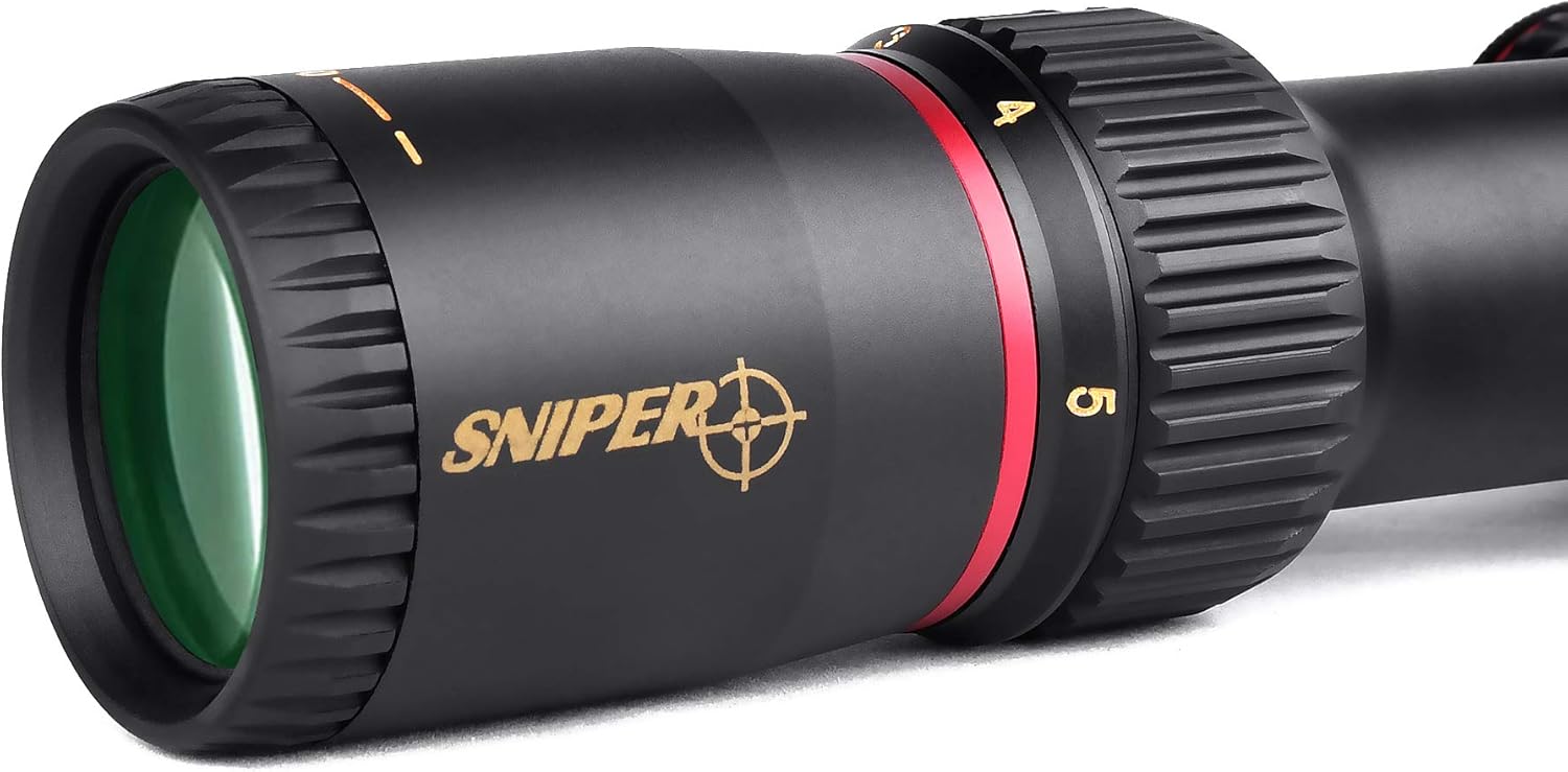 Sniper VT 1 5X24 FFP First Focal Plane Scope with Red Green Illuminated BDC Reticle Image