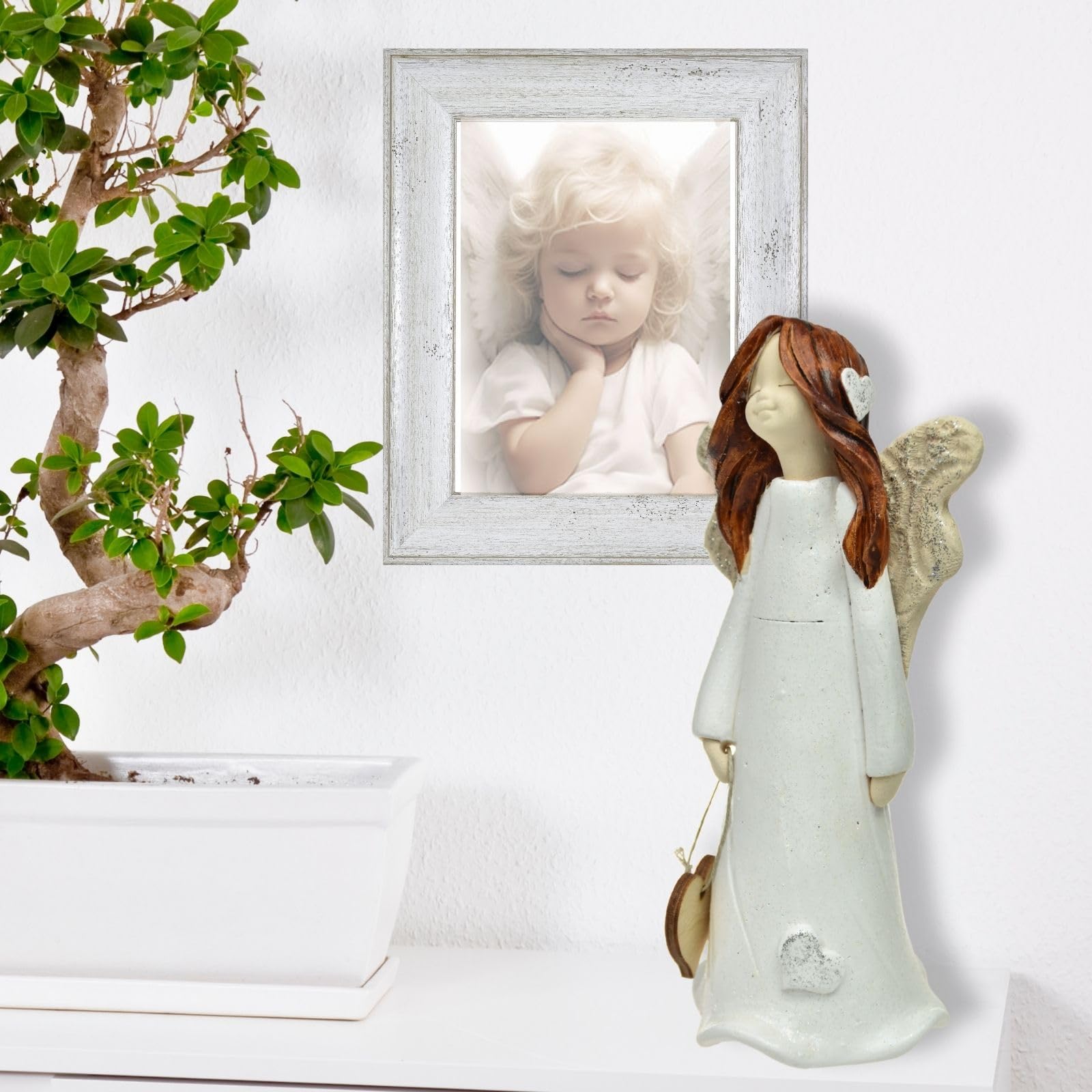 Handgefertigte Engel Figur Mit Naturholzbox Geschenkidee Für Anlässe