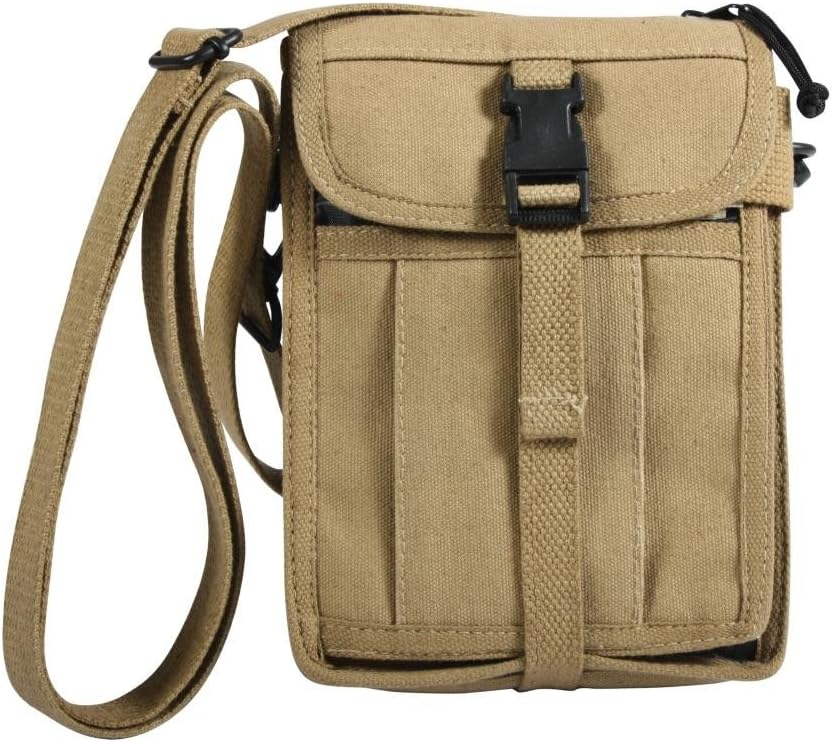Rothco Canvas Travel Portfolio Crossbody Shoulder Bag