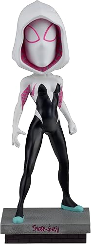 NECA Marvel Head Knocker Spider Gwen - Figura clásica de juguete enmascarado