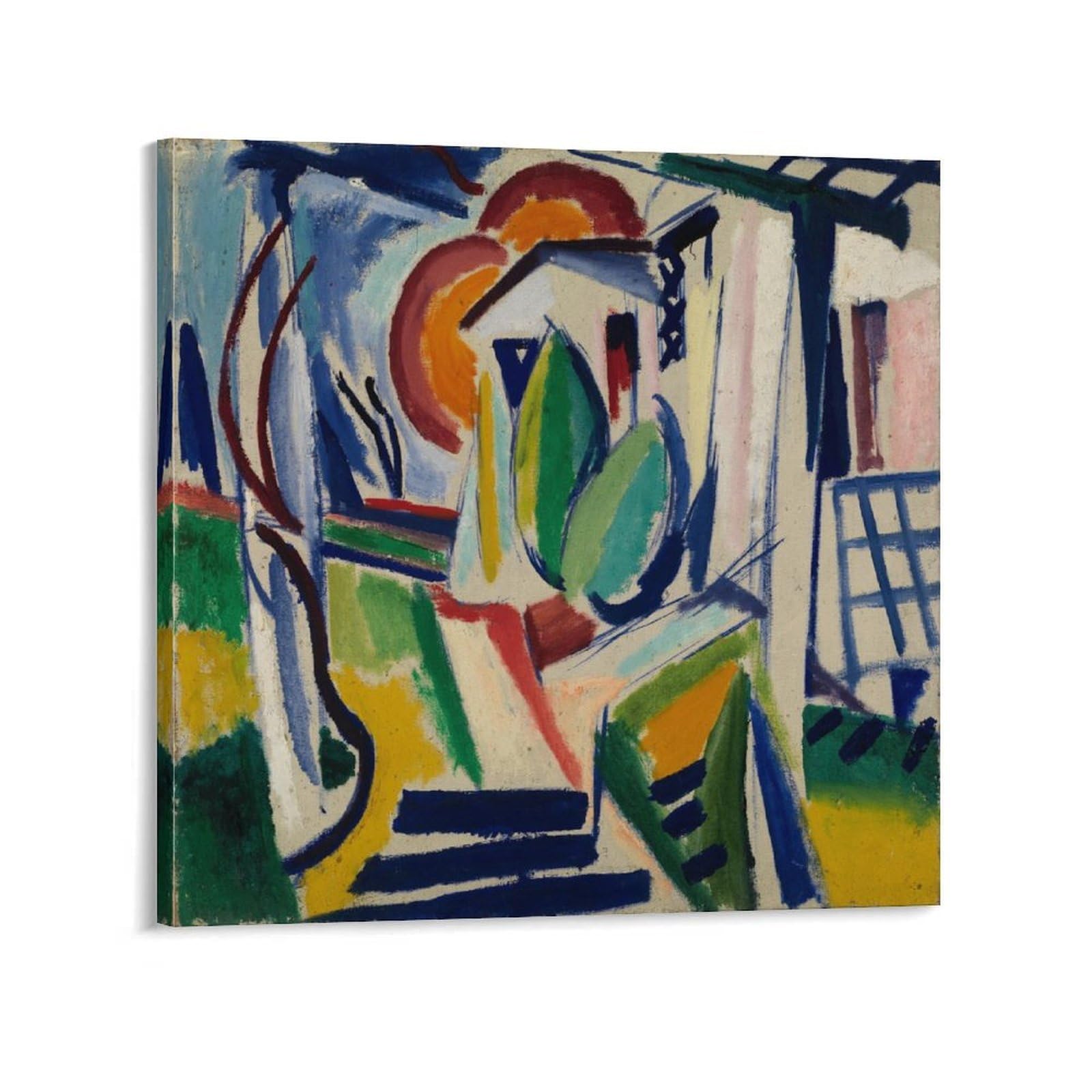 KLAGCBDF Henry Lyman Sayen Fugue Poster Painting Canvas Wall Art Living Room Posters Painting 12x12inch(30x30cm)