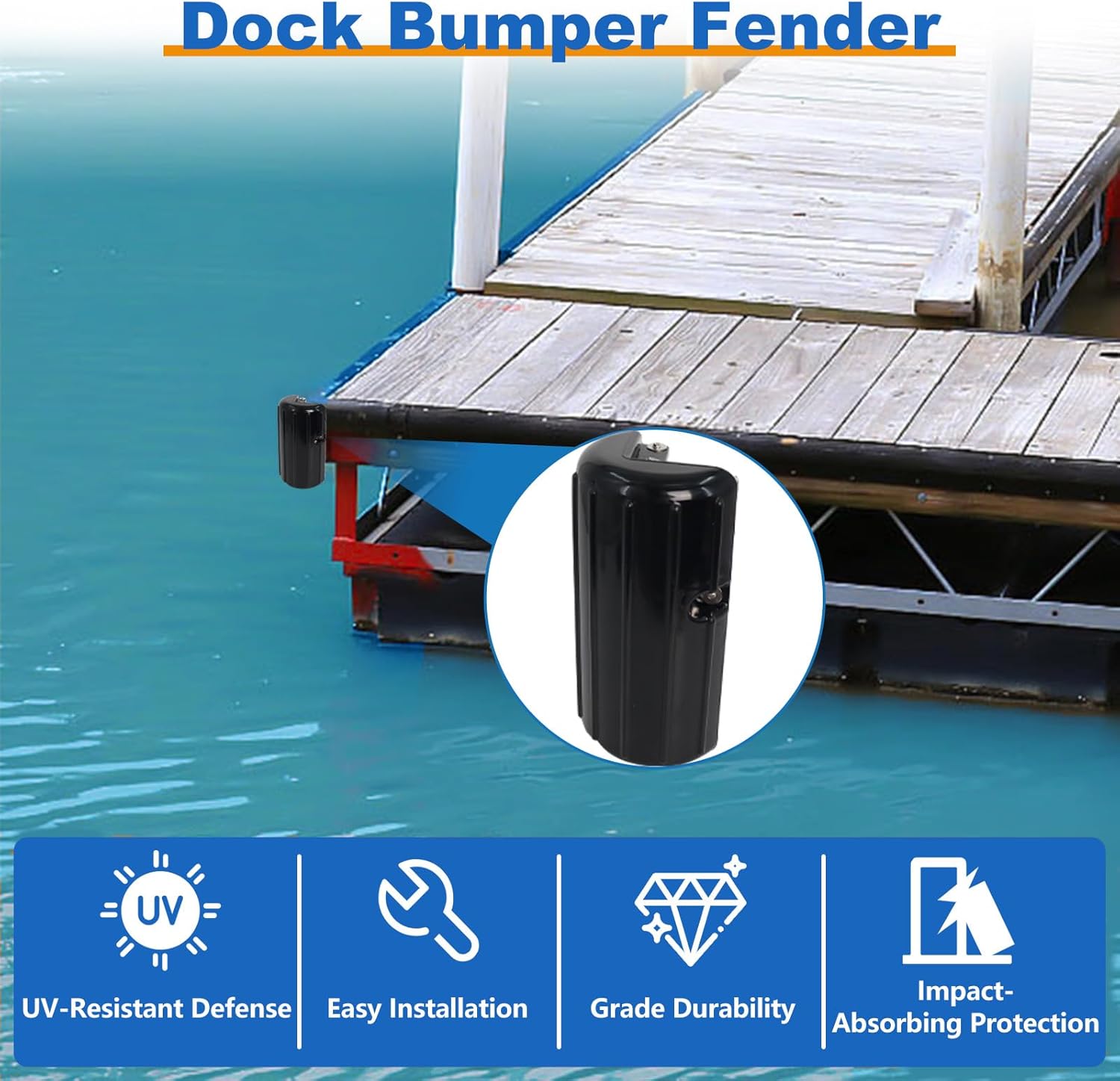 Swess Dock Corner Bumper Fender Boat Dock Protection