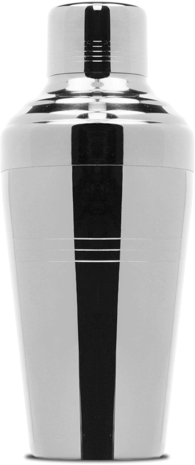 The Bar Glass Cocktail Shaker 500 ML (17 FL OZ) W/Built In